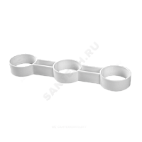 Хомут для гофрированного сифона 3-ходовой Орио