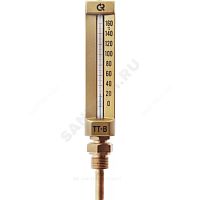 Термометр жидкостной прямой 160С ТТ-В-200 Росма
