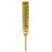Термометр жидкостной прямой 100С ТТ-В-150 Росма