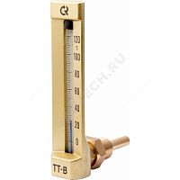 Термометр жидкостной угловой 100С ТТ-В-150 Росма