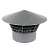 Зонт PP-H вентиляционный серый Дн 110 б/нап RTP (РосТурПласт) 40369