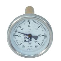 Термометр биметаллический Дк63 осевой 120С ТБП-Т ЗАВОД ТЕПЛОТЕХНИЧЕСКИХ ПРИБОРОВ